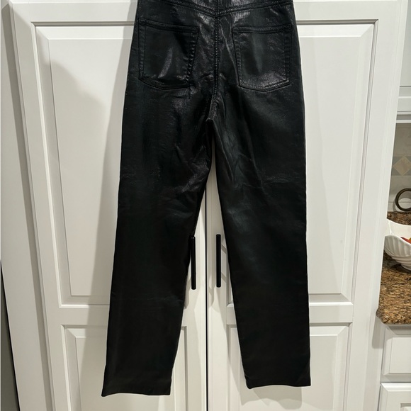 Aritzia Wilfred faux Leather Pants sz 2 - Picture 3 of 4
